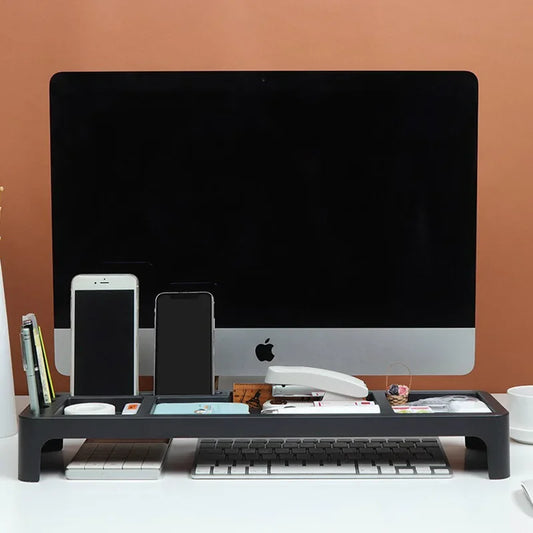 Desk Organizer Box Office Keyboard Storage Rack Table Desktop Storage Holder Multigrid Drawer Home Stationery Storage Accessorie